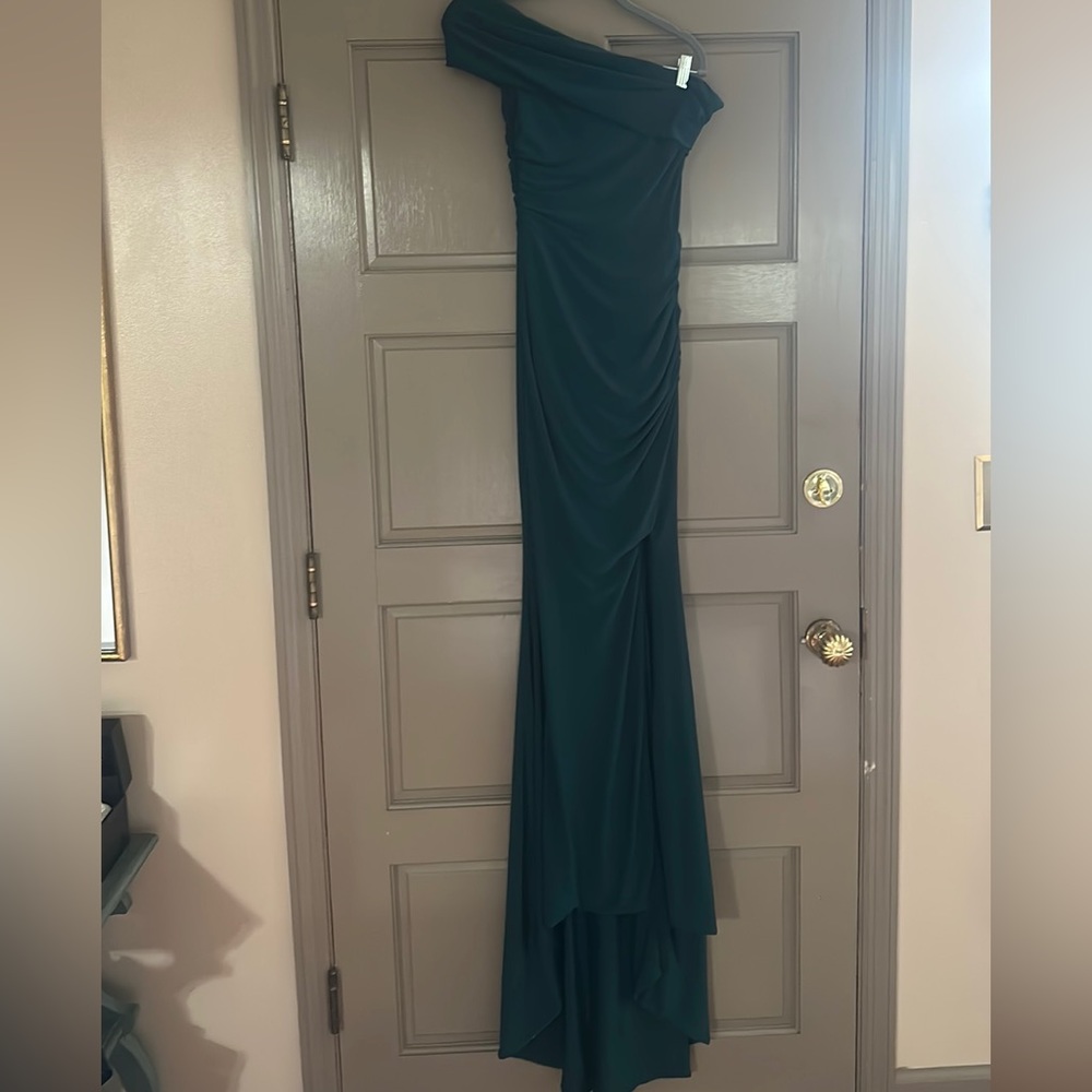 Club L London emerald Green Maternity Evening Formal Dress